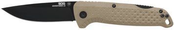 Ніж SOG Adventurer LB Black Blade TiNi GRN FDE SOG-13-11-05-43 12580318 фото