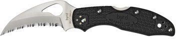 Ніж Spyderco Byrd Hawkbill Серейтор BY22SBK 871142 фото