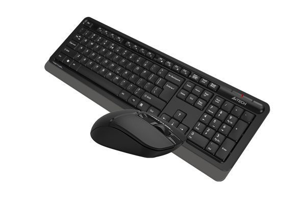 A4Tech Fstyler FG1012S, комплект беспроводной клавиатура с мышью, цвет черный FG1012S (Black) 1605453 фото