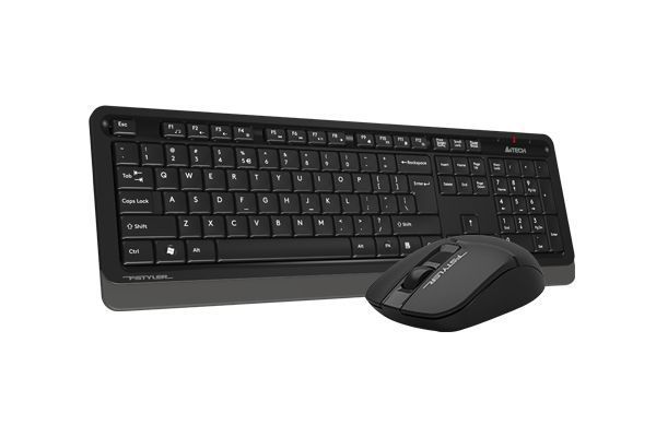 A4Tech Fstyler FG1012S, комплект беспроводной клавиатура с мышью, цвет черный FG1012S (Black) 1605453 фото