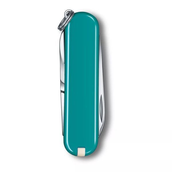 Швейцарський ніж-брелок Victorinox Classic SD Mountain Lake Бірюзовий 0.6223.23 V77554111 фото