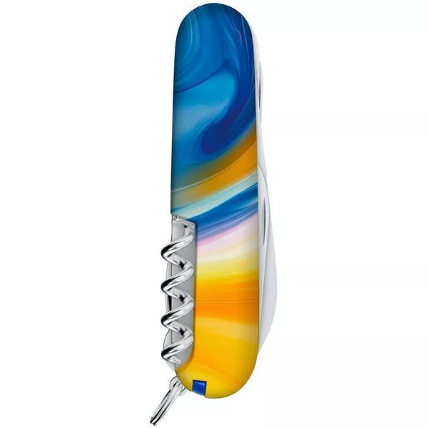 Швейцарський ніж Victorinox Huntsman Ukraine 91 мм 16 функцій Жовто-синій (1.3713.7_T3250pw) V77552793 фото