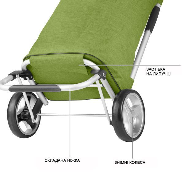 Cумка-візок ShoppingCruiser Foldable 45 Green (650068) 930021 фото