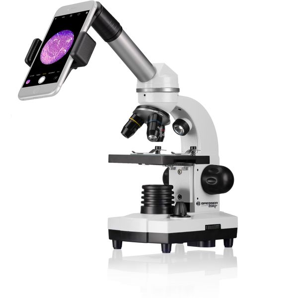 Микроскоп Bresser Junior Biolux SEL 40x-1600x с адаптером для смартфона+кейс (8855610GYE000) 927783 фото