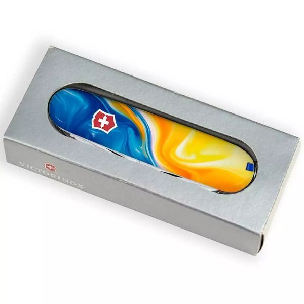 Швейцарський ніж Victorinox Huntsman Ukraine 91 мм 16 функцій Жовто-синій (1.3713.7_T3250pw) V77552793 фото