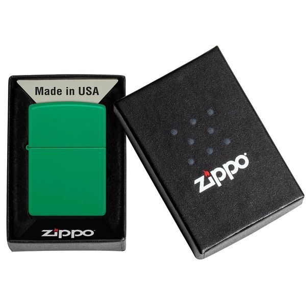 Запальничка Zippo Regular Grass Green Matte Зелена 48629 V77550532 фото