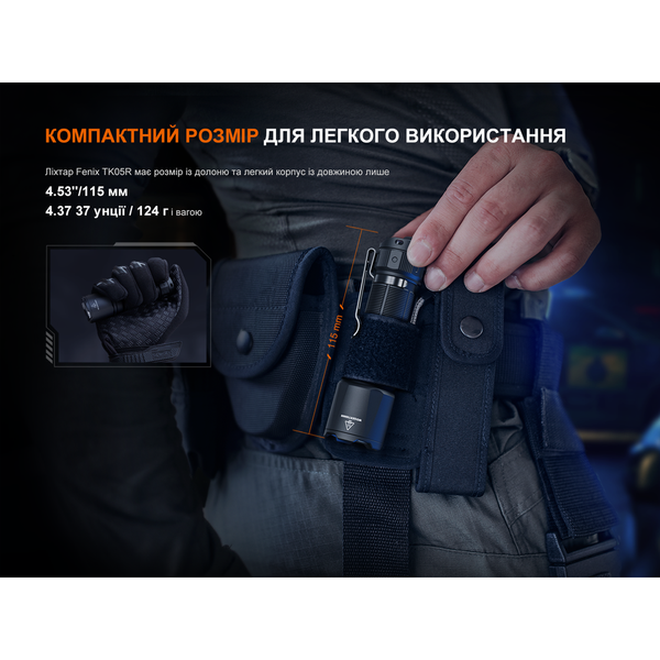 Тактичний Ліхтар Fenix TK05R TK05R 999992350 фото