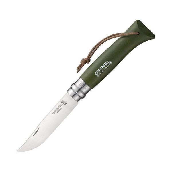 Нож Opinel Trekking №8 Inox Зеленый 001703 2046344 фото