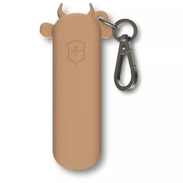 Чохол силіконовий Victorinox Cow Wet Sand для ножів Classic 58мм 1-2 шари Коричневий (4.0454) V77553328 фото
