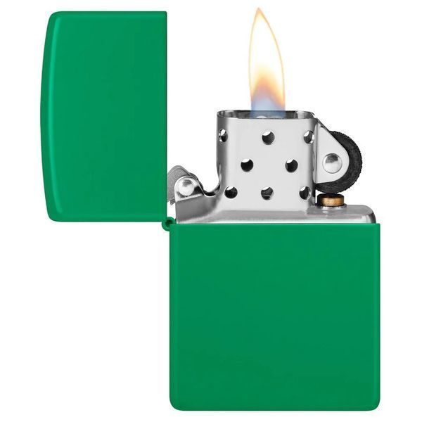 Запальничка Zippo Regular Grass Green Matte Зелена 48629 V77550532 фото