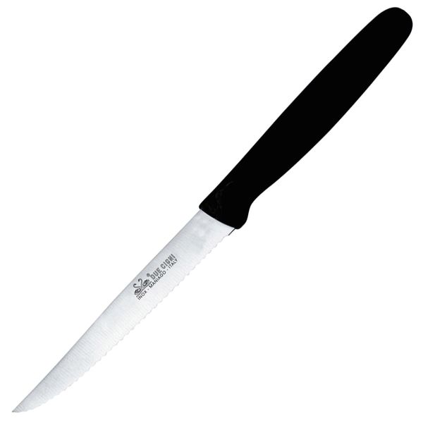 Нож кухонный Due Cigni Pizza Knife 110 мм Черный 2C 714/11D Серрейтор 19040174 фото