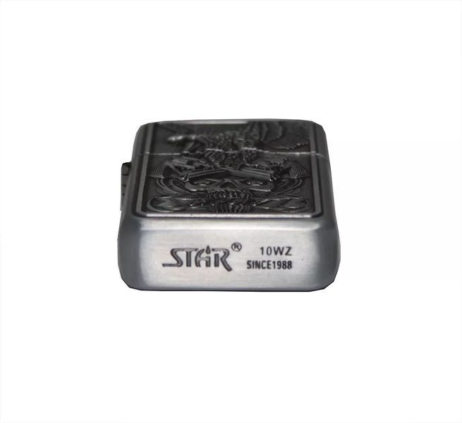 Запальничка бензинова STAR Сірий (23646STAR) V77550857 фото