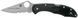 Ніж Spyderco Delica 4 Lightweight Thin Blue Line Напівсерейтор Limited Edition C11FPSBKBL 871483 фото 10