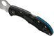 Ніж Spyderco Delica 4 Lightweight Thin Blue Line Напівсерейтор Limited Edition C11FPSBKBL 871483 фото 9