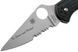 Ніж Spyderco Delica 4 Lightweight Thin Blue Line Напівсерейтор Limited Edition C11FPSBKBL 871483 фото 6