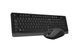 A4Tech Fstyler FG1012S, комплект беспроводной клавиатура с мышью, цвет черный FG1012S (Black) 1605453 фото 2