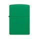Запальничка Zippo Regular Grass Green Matte Зелена 48629 V77550532 фото 5