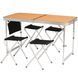 Стол со стульями Easy Camp Belfort Picnic Table Brown (540016) 928800 фото 1