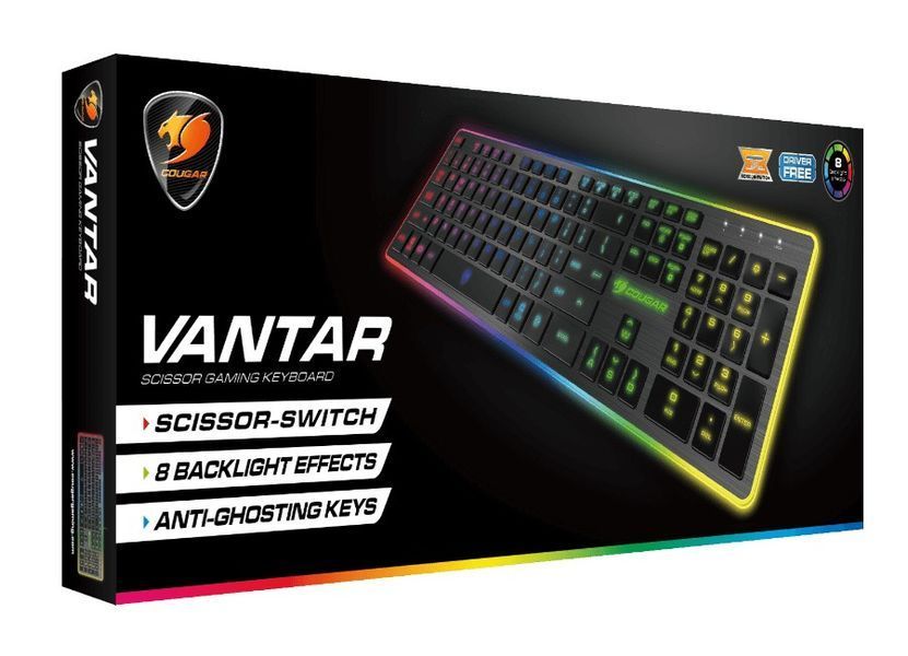 Клавиатура игровая Cougar Vantar, с подсветкой, USB VANTAR 0200280 фото