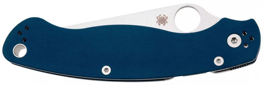 Ніж Spyderco Military 2 CPM SPY27 G-10 Cobalt Blue C36GPCBL2 871701 фото
