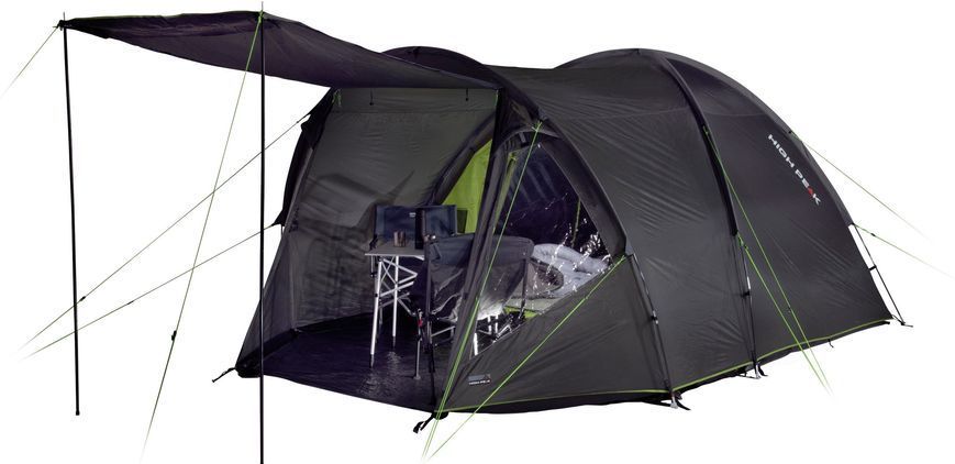 Палатка пятиместная High Peak Samos 5 Dark Grey/Green (11517) 929532 фото