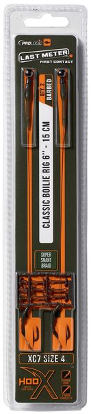 Оснащення корпове Prologic Classic Boilie Rig 15cm 15lbs/XC7 Size 10 (2шт/уп) 18461493 фото