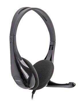 Наушники A4-Tech HS-9 с микрофоном, черные HS-9 (Black) 1605061 фото