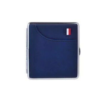 Портсигар на 20 сигарет Champ Fashion Flag Синий (40590555BLU) V77552516 фото