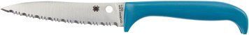 Нож Spyderco Counter Puppy Blue Serrated Серрейтор K20SBL 871611 фото