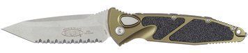 Ніж Microtech Socom Elite Auto Tanto Point Apocalyptic Serrated OD Green 161A-12APOD 14090787 фото