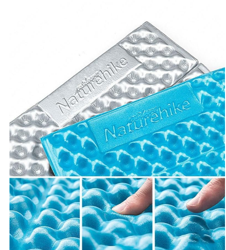 Килимок складний IXPE NaturehikeThickened NH20FCD07, алюмінієва плівка, 25 мм, жовтий 81520 фото
