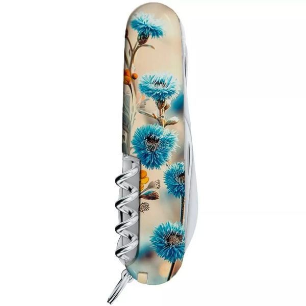 Швейцарський ніж Victorinox Huntsman Ukraine 91 мм 16 функцій Благородний Сокіл (1.3713.7_T3260pw) V77552791 фото