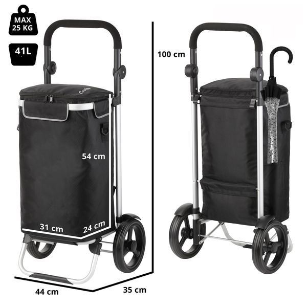 Сумка-тележка ShoppingCruiser Allround 41 Black (650064) 930022 фото