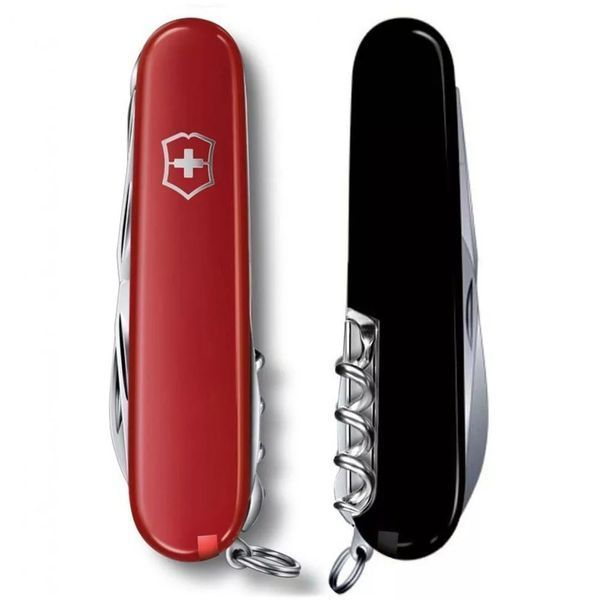 Швейцарский нож Victorinox Huntsman Ukraine Красно-черный (1.3713.1.3) V77552979 фото