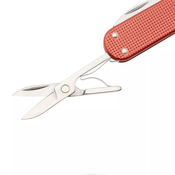 Швейцарський ніж-брелок Victorinox Classic SD Alox Limited Edition 2025 блідо-червоні рифлені накладки Limited Edition 2025 0.6221.L25 V77554109 фото