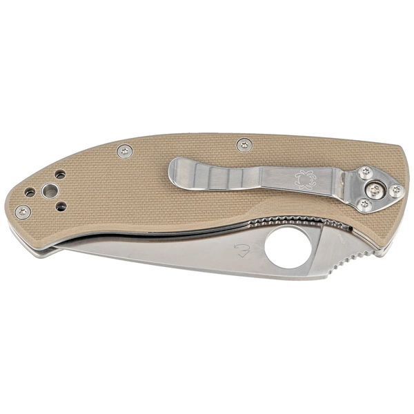 Нож Spyderco Tenacious Brown G-10 CPM M4 Полусеррейтор C122GBNM4PS 871637 фото