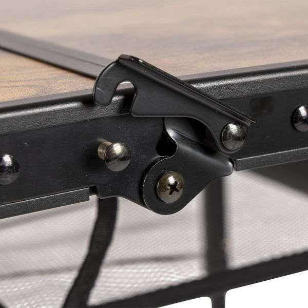Стіл Bo-Camp Decatur 90x60 cm Black/Wood look (1404200) DAS301467 фото