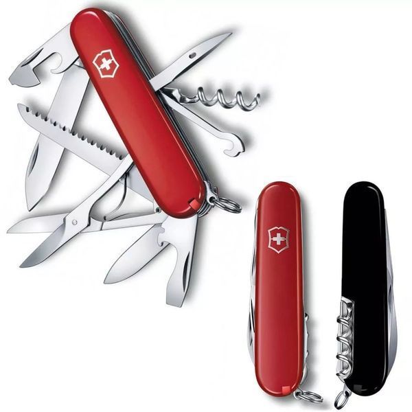 Швейцарский нож Victorinox Huntsman Ukraine Красно-черный (1.3713.1.3) V77552979 фото