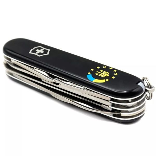 Швейцарский нож Victorinox Huntsman Ukraine 91 мм 15 функций Украина ЕС (1.3713.3_T1130u) V77552962 фото