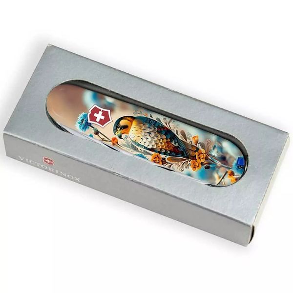 Швейцарський ніж Victorinox Huntsman Ukraine 91 мм 16 функцій Благородний Сокіл (1.3713.7_T3260pw) V77552791 фото