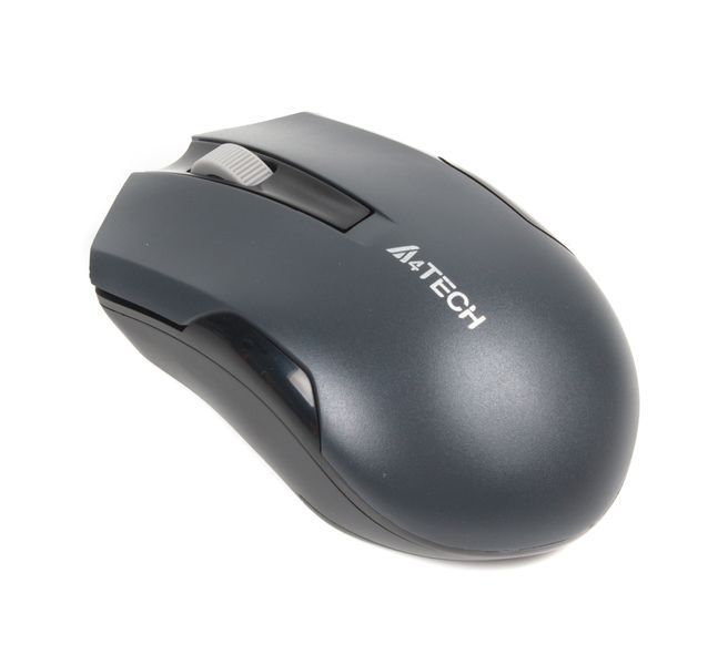 Мышь A4-G3-200 N USB V-Track, беспроводная, 1000dpi, серый цвет G3-200N (Grey) 0202862 фото