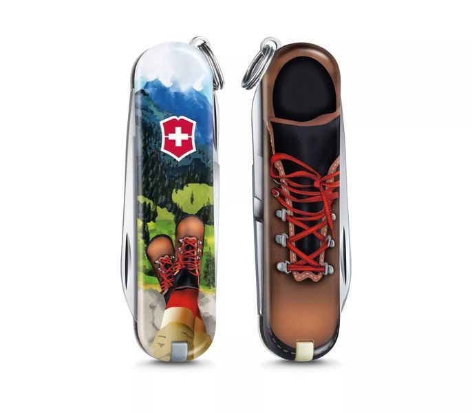 Швейцарський ніж Victorinox Classic Limited Edition I Love Hiking 58 мм 7 функцій (0.6223.L2002) V77552726 фото