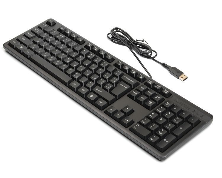 Клавиатура A4Tech KKS-3, USB, черная, горячие клавиши KKS-3 USB (Black) 1606197 фото
