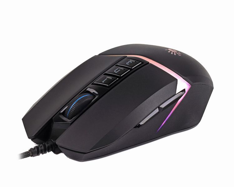 Миша ігрова A4Tech W60 Max Bloody,чорна, активоване ПЗ Bloody W60 Max Bloody (Stone black) 1604695 фото