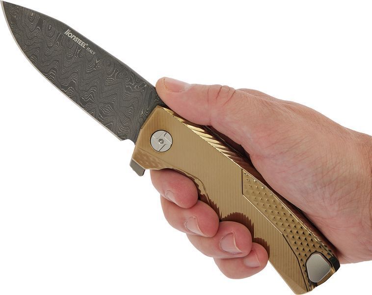 Нож Lionsteel ROK Damascus Titanium Gold ROK DD GL 392161 фото
