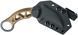 Ніж Fox Tribal K Black Blade Titanium Bronze FX-803 TiPVD 17530726 фото 2