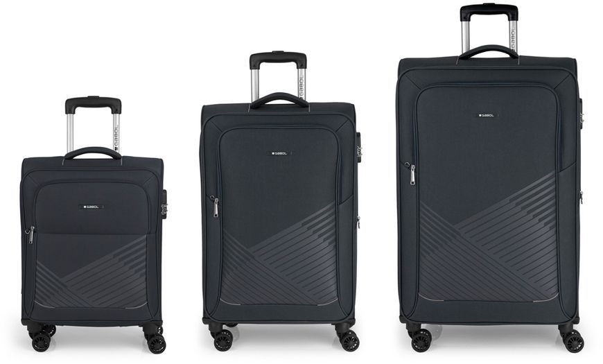 Чемодан Gabol Lisboa (L) Grey (122747-016) 930339 фото