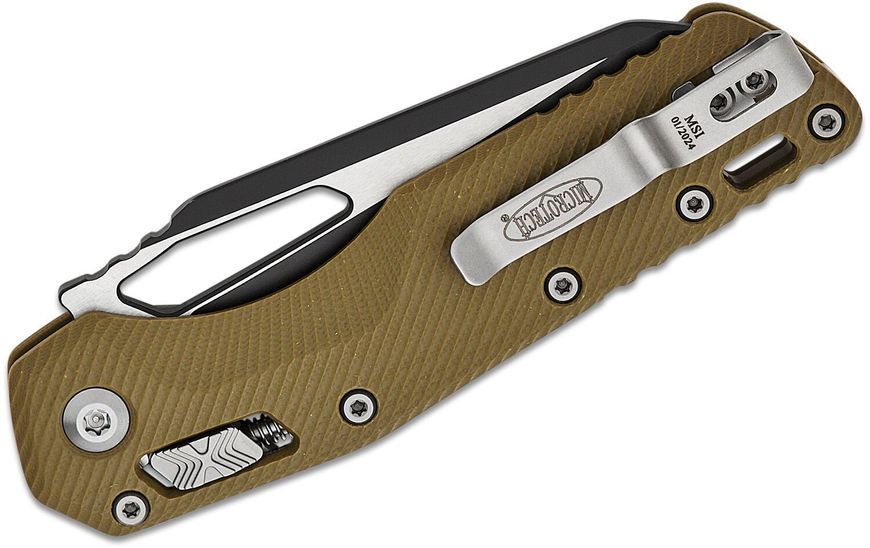 Ніж Microtech MSI SE fluted black G-10 OD Green 210-1FLGTOD 4009473 фото