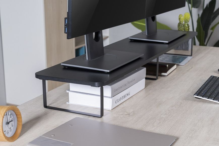 Стiл для 2 монiторів/ноутбуків Gembird MS-TABLE2-01 MS-TABLE2-01 1606325 фото