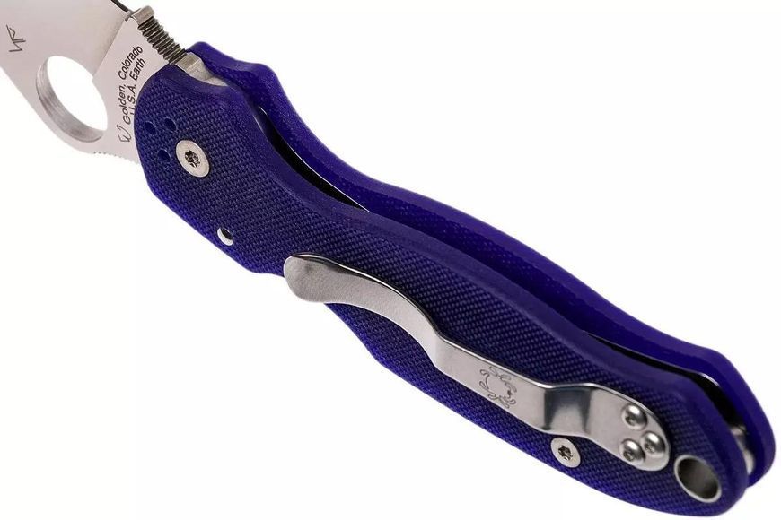 Нож Spyderco Para 3 Dark blue G-10 CPM-S110V C223GPDBL 871581 фото